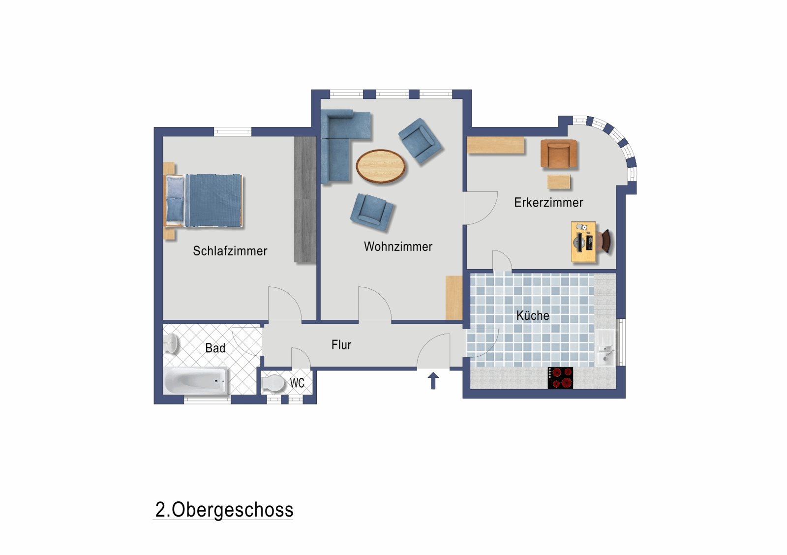 Helle 3.5-Zimmer Wohnung mitten in Essen-Frohnhausen