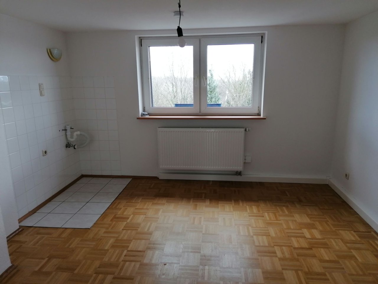 Waschmaschinenanschluss im Zimmer Waschmaschinenanschluss im Zimmer