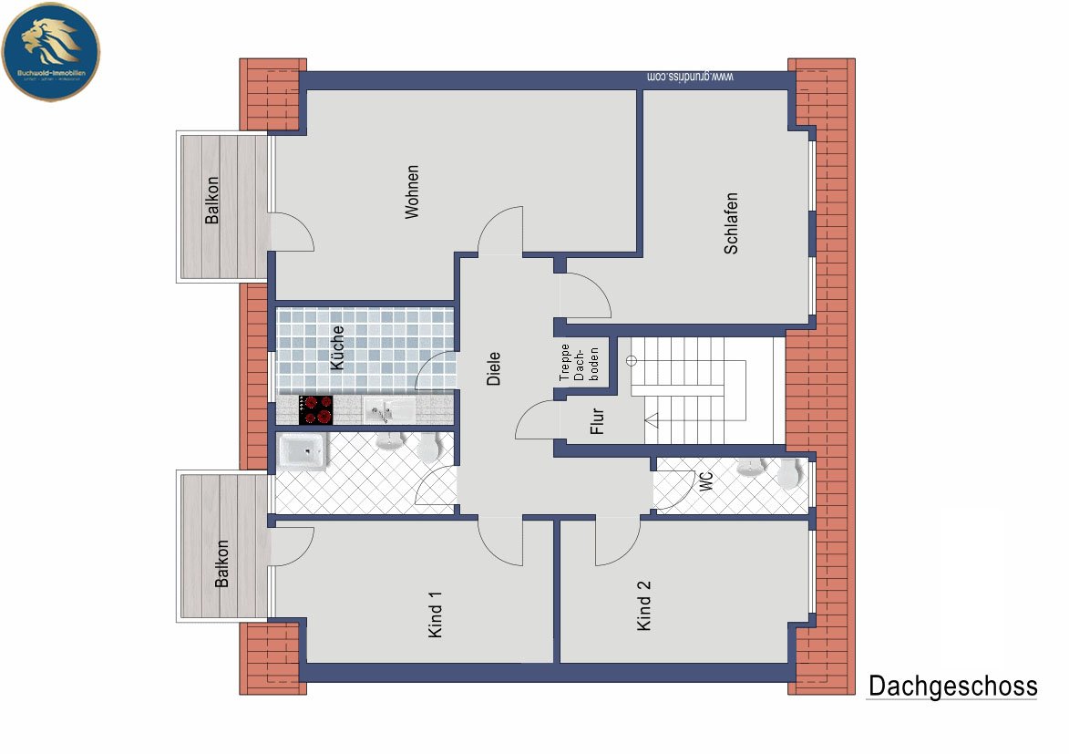 Leerstehende Dachgeschosswohnung Leerstehende Dachgeschosswohnung