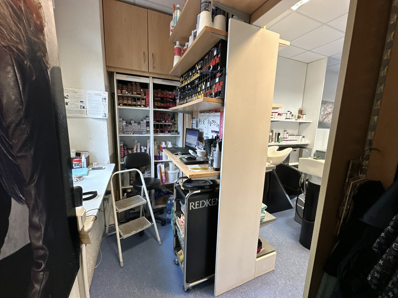 Abgetrennter Bereich hinten