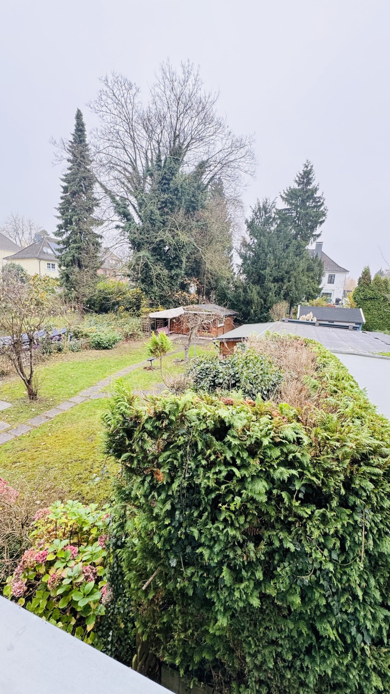 Blick vom Schlafzimmer aus