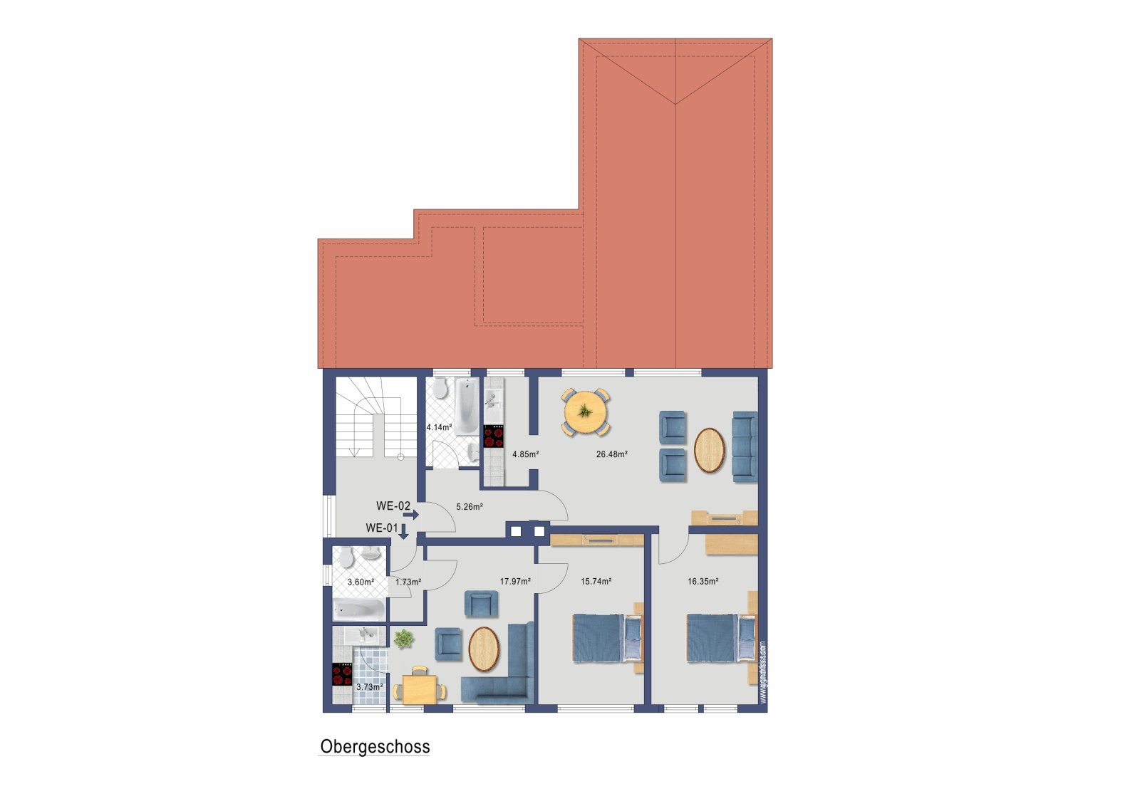 Grundriss 1.Obergeschoss Grundriss 1.Obergeschoss