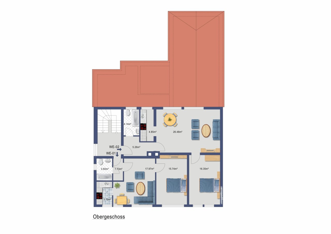 Grundriss 1.Obergeschoss Grundriss 1.Obergeschoss